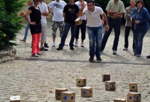 Team building Olympiade beaujolais activité pour groupe d'entreprise