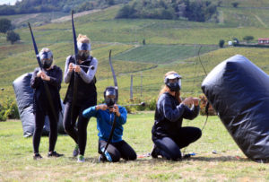 teambuilding lyon archery tag