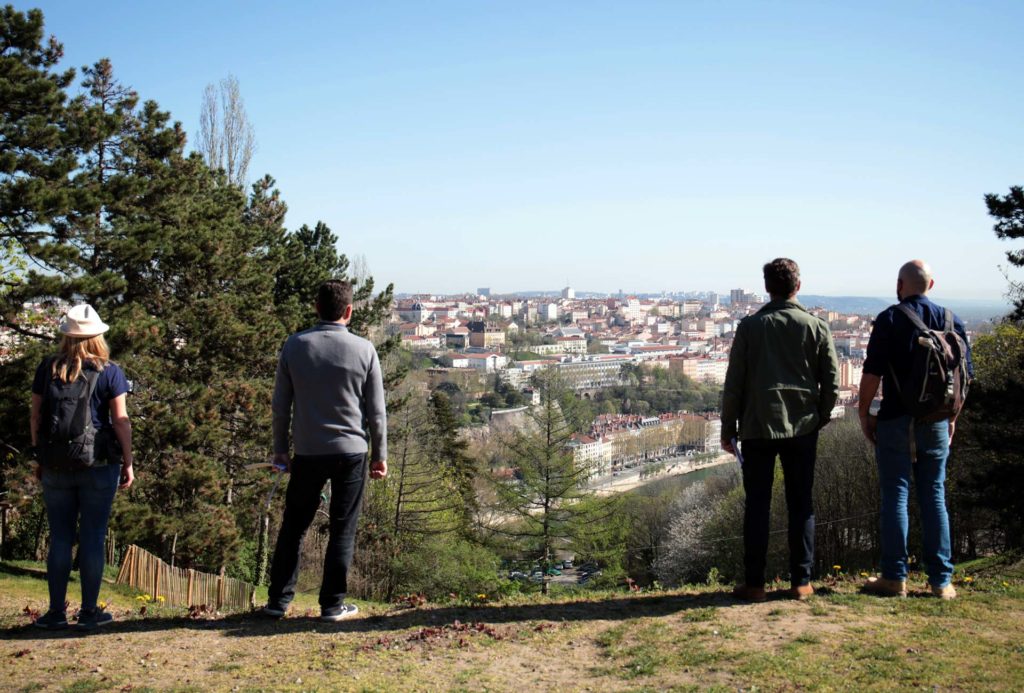 Team building defi sportif Lyon Croix rousse et Fourvière