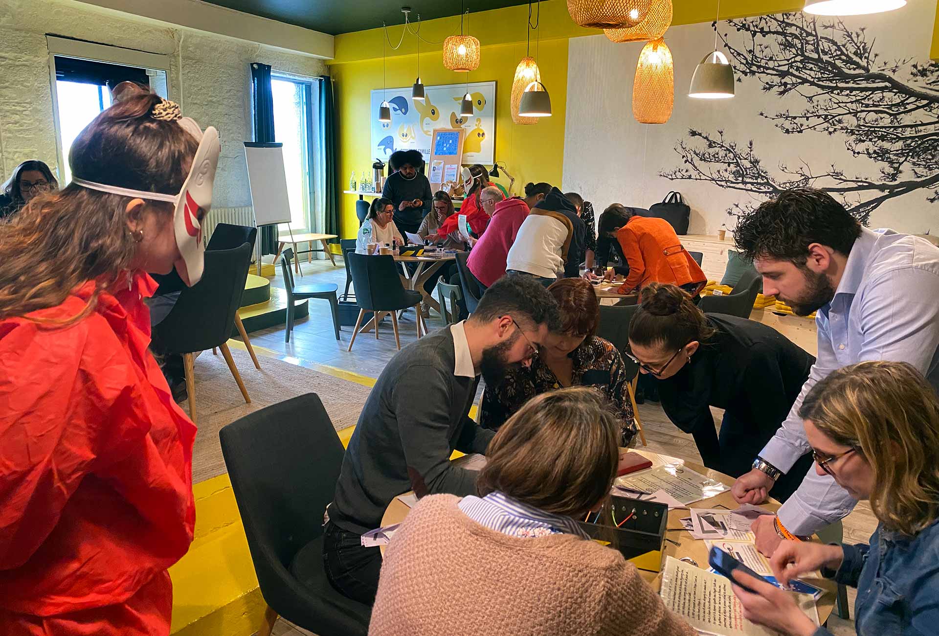 Salle séminaire configuration team building